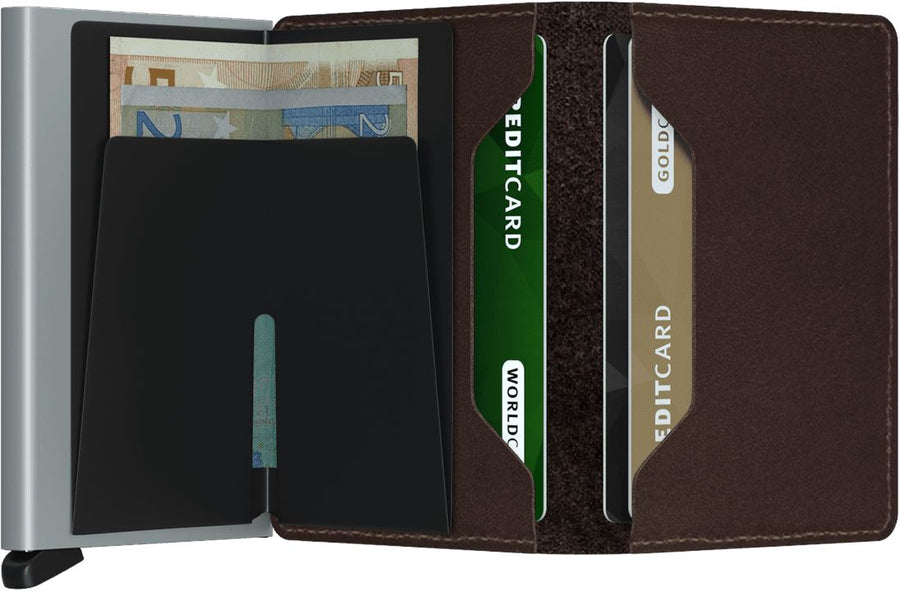 Secrid Slimwallet Original Wallet Design Mode International Dark Brown 