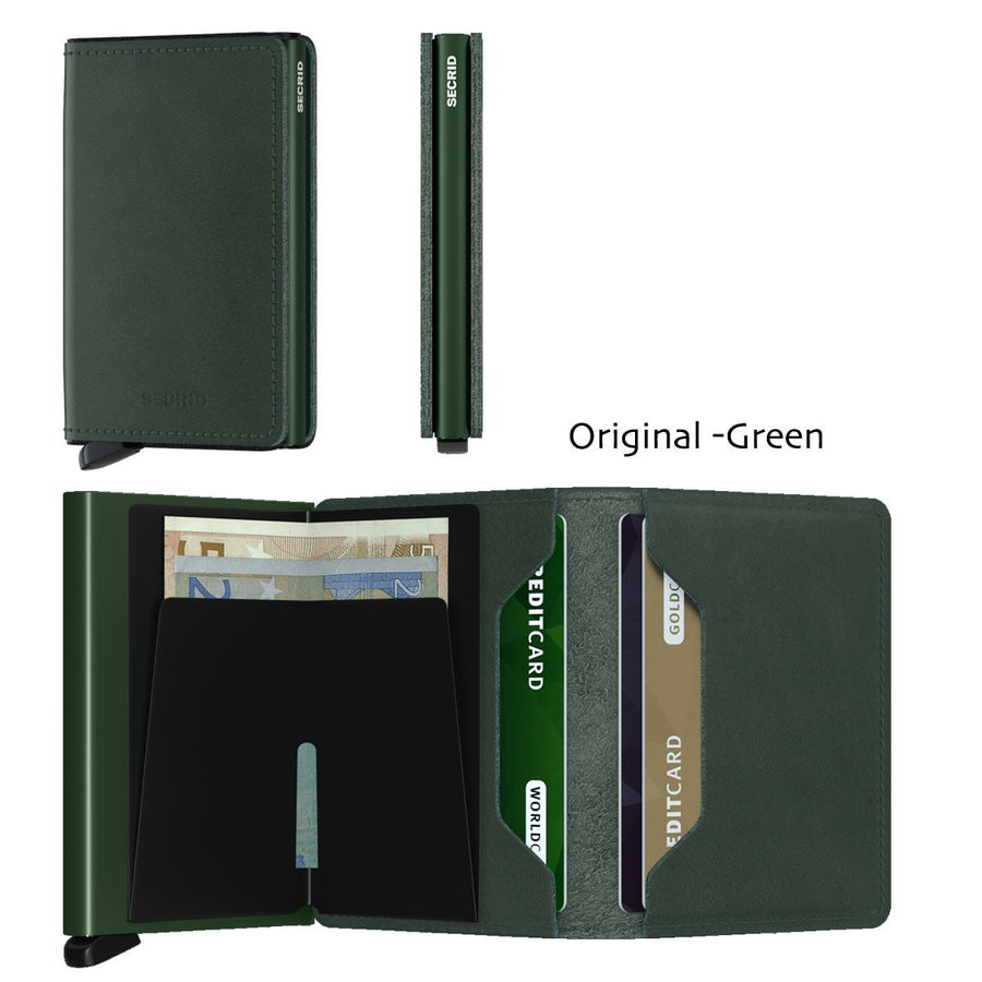 Secrid Slimwallet Original Wallet Design Mode International Original Green 