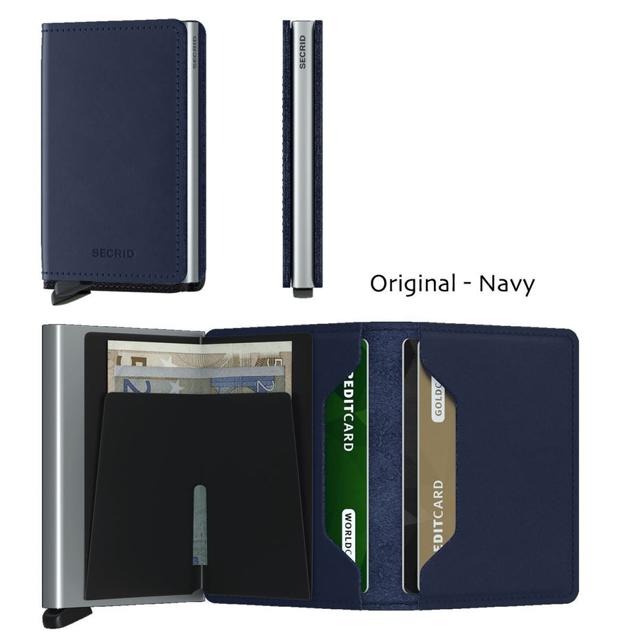 Secrid Slimwallet Original Wallet Design Mode International Original Navy 