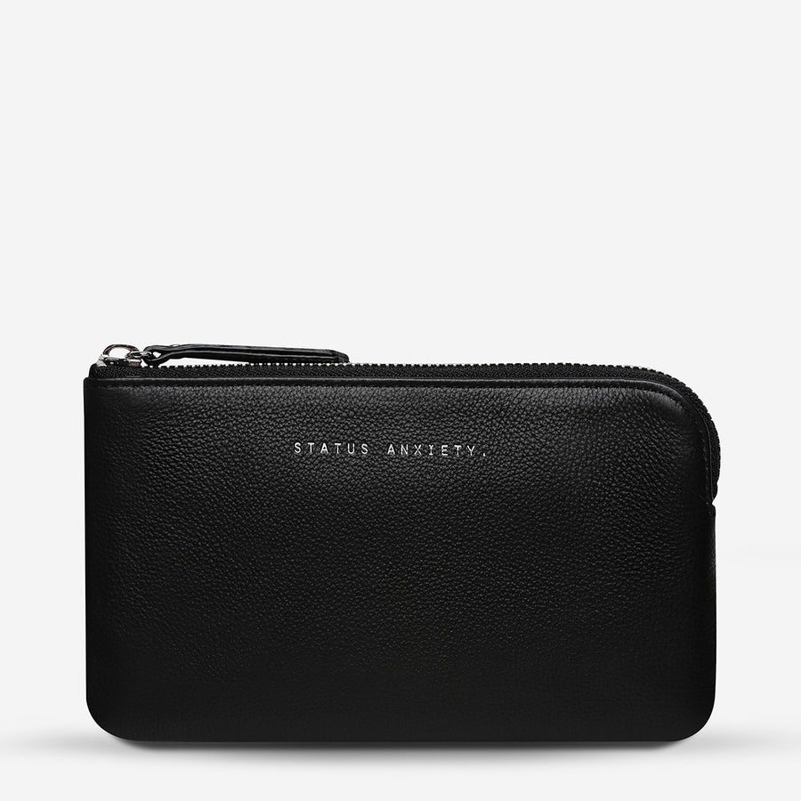 Smoke and Mirrors Leather Pouch / Wallet Wallet Status Anxiety Black 