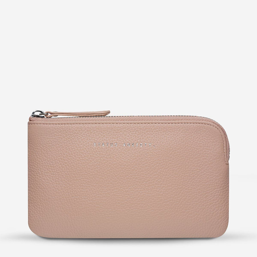 Smoke and Mirrors Leather Pouch / Wallet Wallet Status Anxiety Dusty Pink 