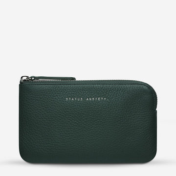 Smoke and Mirrors Leather Pouch / Wallet Wallet Status Anxiety Teal 