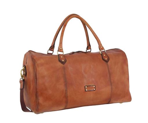 Sonoma Leather Travel Bag Travel Bag Milleni Cognac 