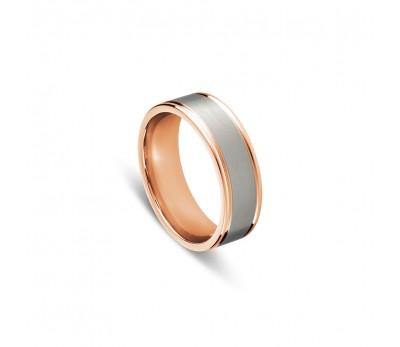 Stainless steel ring- brushed/rose gold Men's Jewellery DPI (Display Plus Imports) 