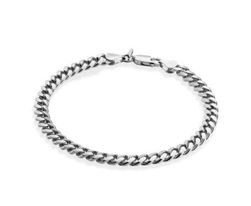 Sterling Silver Cuban Chain Bracelet Men's Jewellery DPI Jewellery 