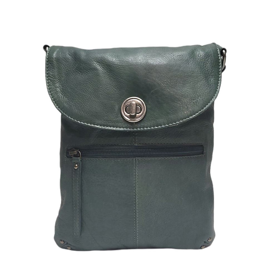 Tayla Compact Leather Sling Bag Bag Oran Graphite 