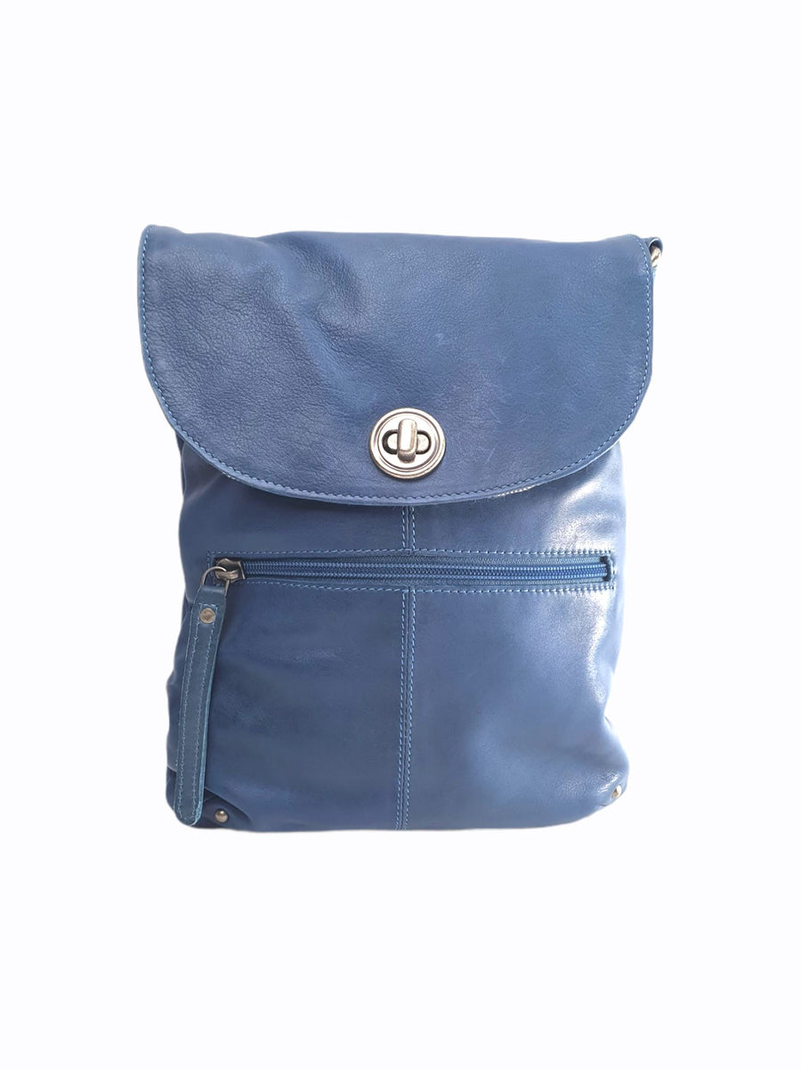 Tayla Compact Leather Sling Bag Bag Oran Midnight Blue 