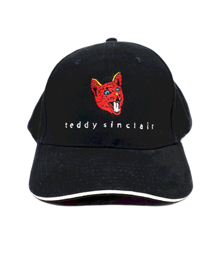 Teddy Sinclair New Angry Cat Cap Cap Teddy Sinclair Black 
