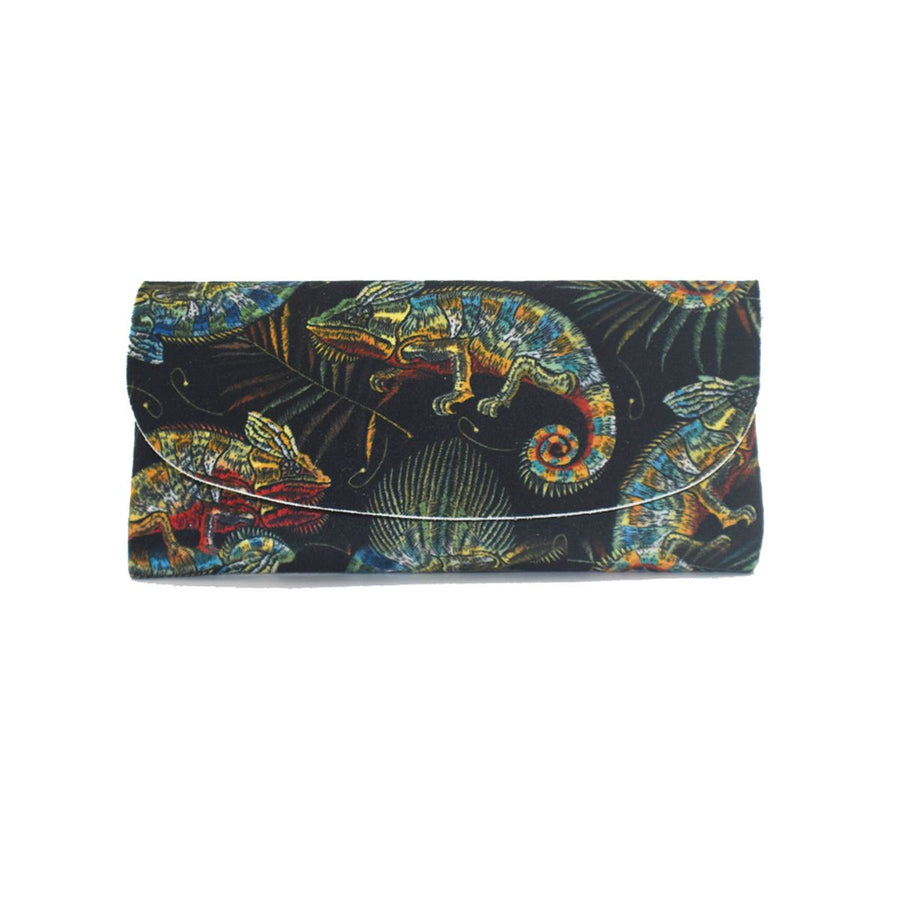 Teddy's Velour Glasses Case Accessories World Collection Chameleons 