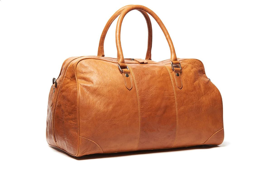 Titan Leather Travel Bag Travel Bag Oran Brandy 