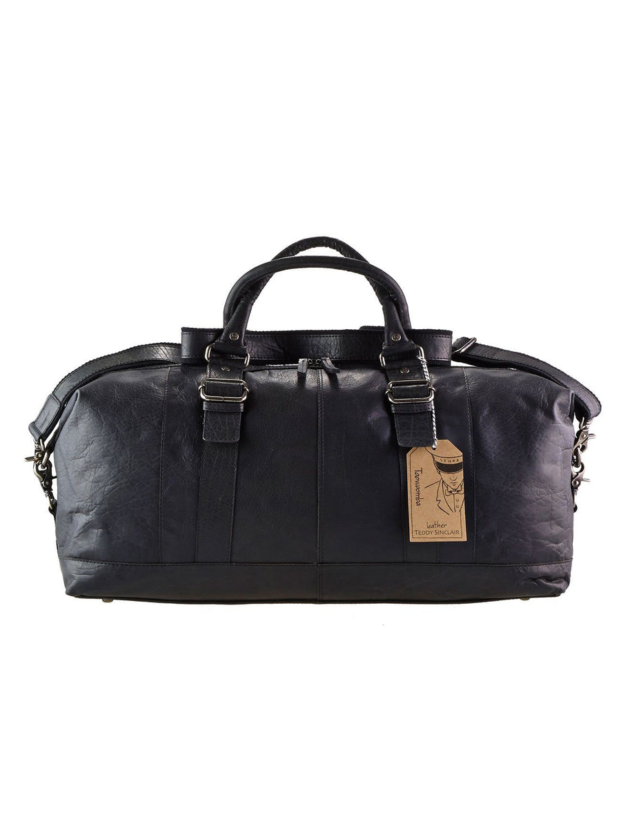 Toowoomba Leather Travel Bag Travel Bag Oran Black 
