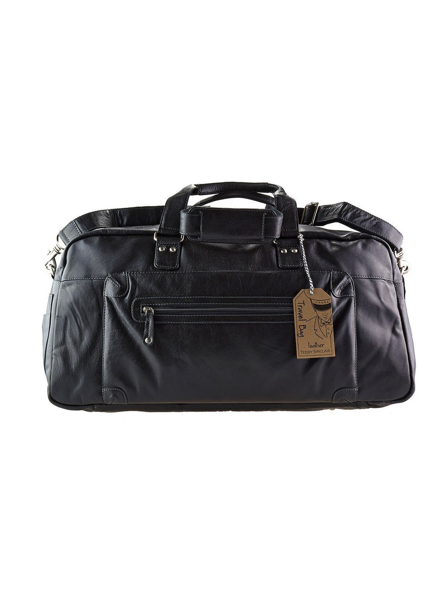 Travis Leather Travel Bag Travel Bag Oran Black 