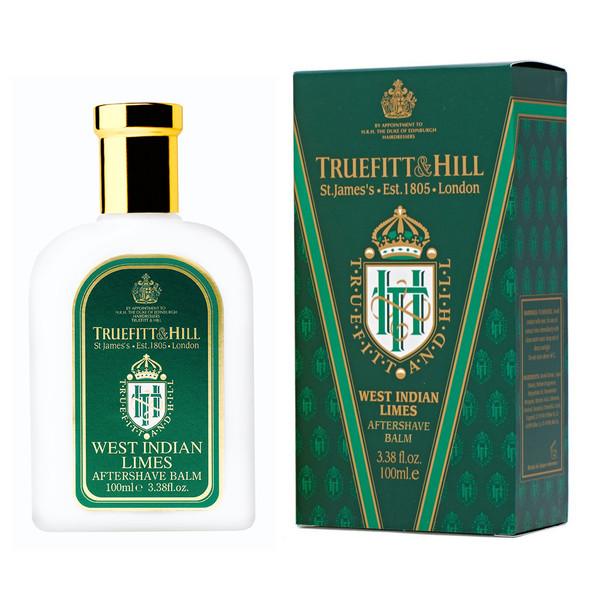 Truefitt & Hill Aftershave Balm Shaving Barber Brands West Indian Limes 100ml 