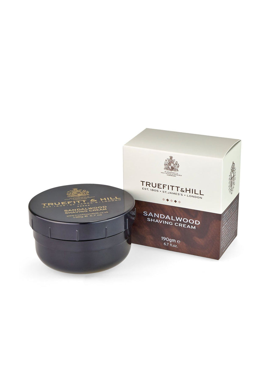 Truefitt & Hill Shaving Cream Shaving Barber Brands Sandalwood 190g 