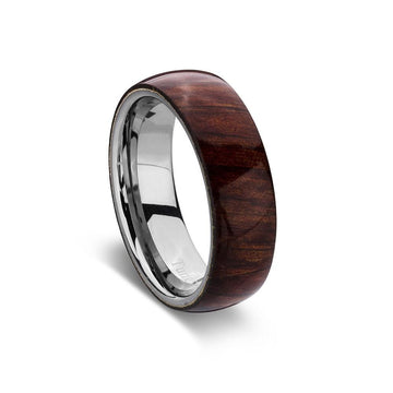 Tungsten ring - wood ring Mens Jewellery DPI (Display Plus Imports) 