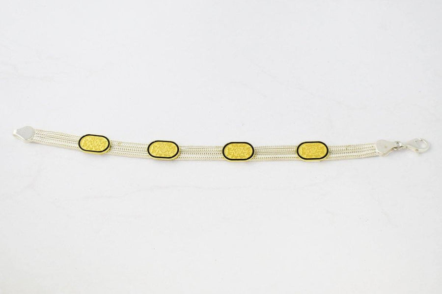 Turkish Gold Oval Disk Bracelet Jewellery Red Turk 