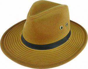 Waxed Cotton Shower-Proof Safari Hat Hat Avenel 