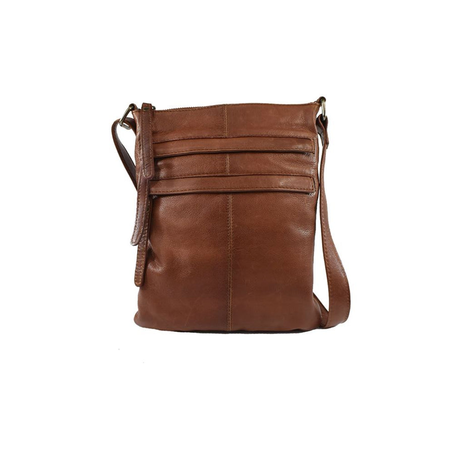 Wendy Versatile Leather Handbag Bag Oran Brown 