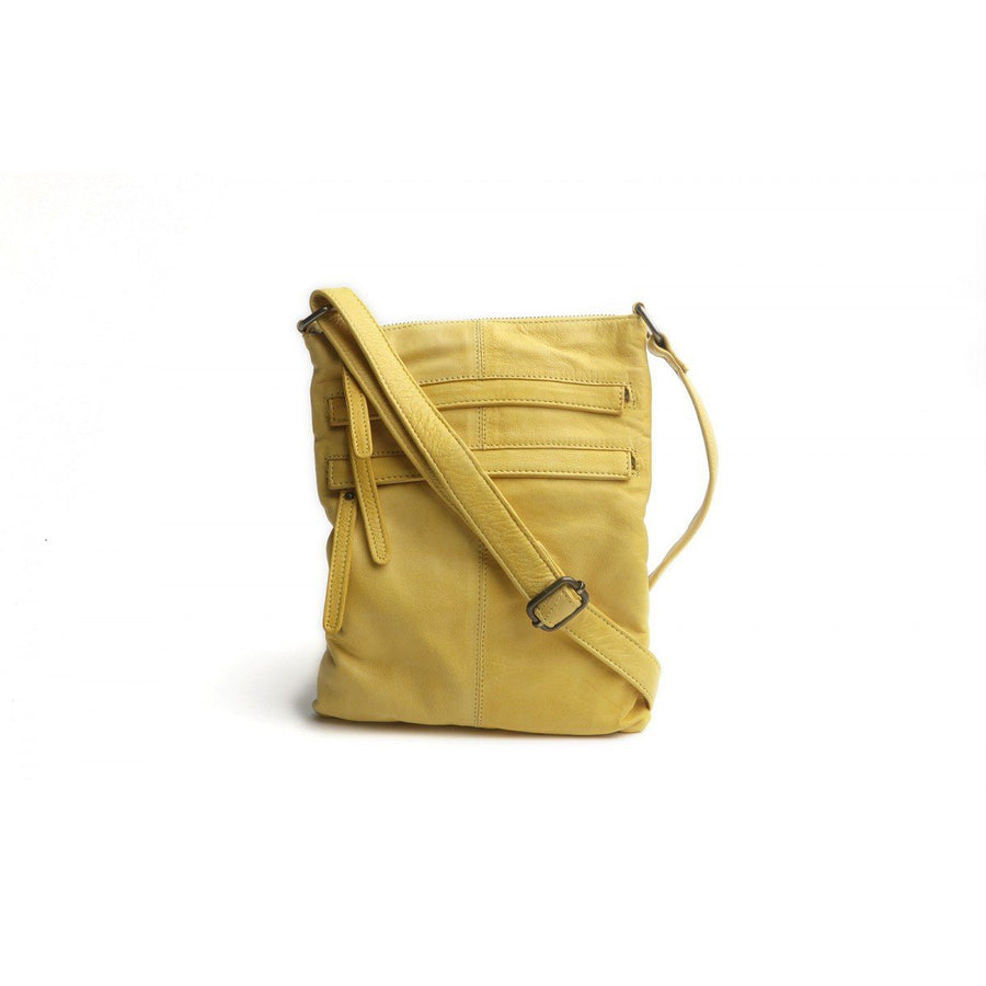 Wendy Versatile Leather Handbag Bag Oran Yellow 
