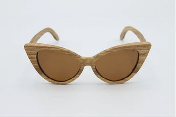 Wooden Sunnies - Cat Zebra Sunglasses Fr33 Earth 