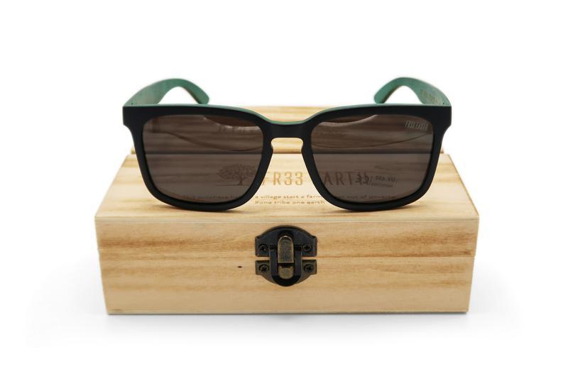 Wooden Sunnies - Skate Sun Glasses Fr33 Earth 
