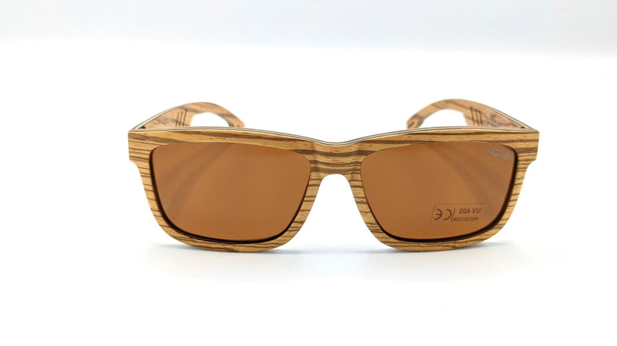 Wooden Sunnies - Skate Sunglasses Fr33 Earth Tiger Brown 